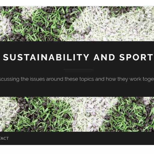The Sustainability and Sport blog was created to highlight the important relationship between the two global and influential areas of sport and sustainability🌎