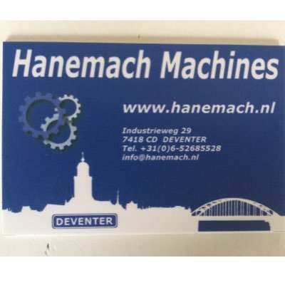 https://t.co/ybNPaEOkEz  info@hanemach.nl                          tel: 0031652685528