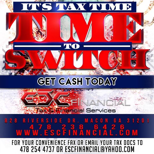 phone 478- 238- 6426
fax       478-254-4737
email    escfinancial@yahoo.com