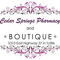Cedar Springs Pharmacy is here to meet all of your pharmacy needs. We also have a gorgeous boutique filled with beautiful home décor, accessories and more!