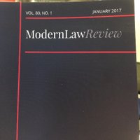 Modern Law Review (@modernlrev) 's Twitter Profile