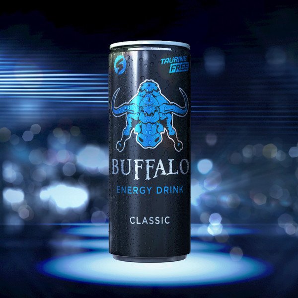 There is a new BULL in town. . 
Det Schweiziske Super Brand Buffalo Energy Drink er kommet til Danmark. Vi ligger i mere en 20 lande word wide.