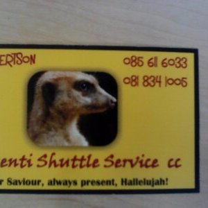 Shuttle Service,Windhoek. Tourists to Namibia. Airport Transfers, Guesthouse to Restaurant Transfers, Out of Windhoek Transfers, Tourist Self-Tour Driving, etc.