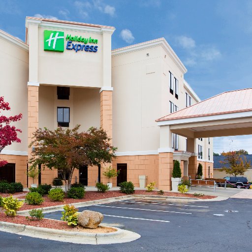 The Holiday Inn Express Durham is location along I-85 at Guess Rd.  Complimentary area shuttle, breakfast, and WiFi.