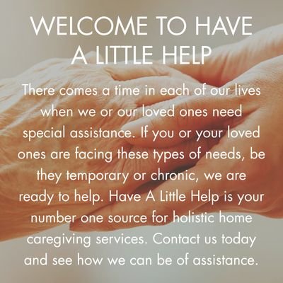 Holistic approach to home care, in the Belleville, Ontario Area.