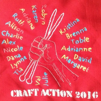 CraftActionTO's profile picture. using #Craftivism and #collaborativeaction to create #community - also, DIY banners for @DykeMarchTO CraftActionTO@gmail.com
https://t.co/8FhsDmHzfj