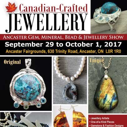 A wonderful show that has lots of finished jewellery, jewellery supplies, rocks, minerals, kids activities and much much more.