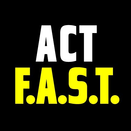 When a stroke strikes, act F.A.S.T. Check their Face, Arms & Speech, and if you notice any one of these signs, it's Time to make the call. Dial 999.