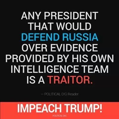 WEMUSTSTOPTRUMP's profile picture. We must ImpeachTrump. boycott all his made in China products. Boycott all his Russian owned Hotels. Trump is Anti-America. Trump=Hate. We MUST Impeach now!