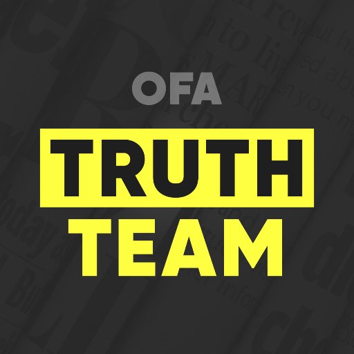 A grassroots network run by OFA dedicated to debunking myths and spreading accurate information about important issues. Follow us now at @allontheline!