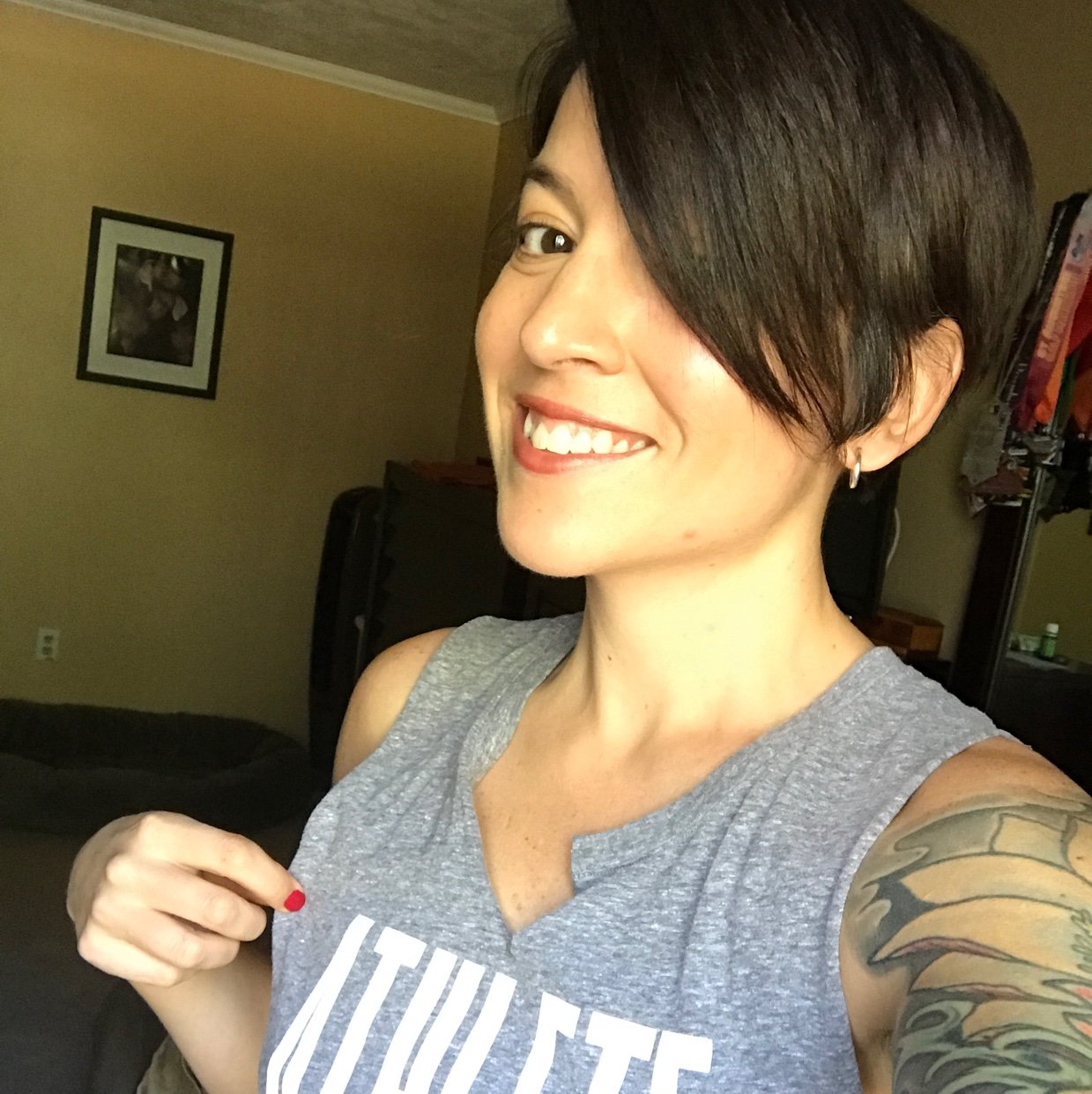 TeckyGirl's profile picture. When my mom told me I could be whatever I wanted when I grew up, I said I wanted to be a giraffe.