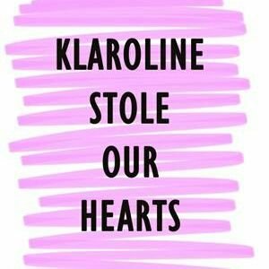 Klaroline's rising!  RIP to all the huge stars we've lost this year! :'(