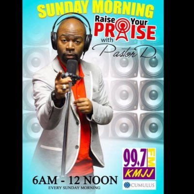 RAISE YOUR PRAISE radio show airs every Sunday 6am-12noon central time on 99.7 KMJJ, download the free app or listen at https://t.co/ALRIBCMj4E! with host Pastor D!