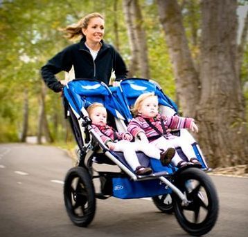 tyke tech double jogging stroller