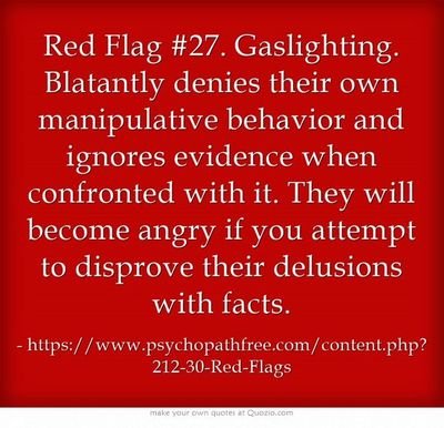 Ideas can be debated, facts can not. Truth matters. There is no such thing as alternative facts. I will find the truth and counter gaslighting.