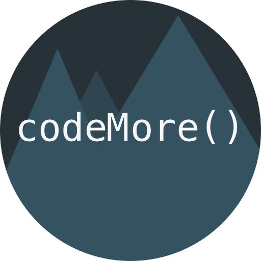 codemoreio's profile picture. React and Node training.