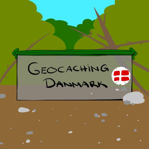 Here we're all about #geocaching in #Denmark 🇩🇰