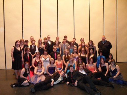 We are the brothers of Kappa Kappa Psi - National Band Fraternity - from the University of Toledo.
