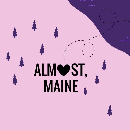This is Longfields Davidson Heights Secondary School's twitter page for the upcoming spring production, Almost Maine!