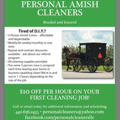 Amishcleanings's profile picture. 