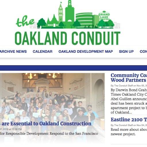 A community news site devoted to development in Oakland and its impact.