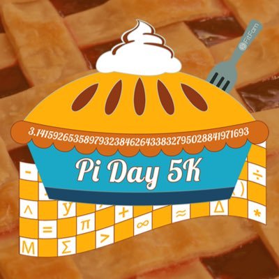 The #PiDay5K is back!! With more running, geekery, and epic pi portions. 🏃🍴❤ A virtual 5K/10K hosted by @FitFam_com, benefitting #STEM #education for girls.