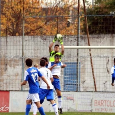 Portero de la @UESantsoficial, ex-jugador del CD Coria, Díter Zafra, CD Madridejos, CP Amanecer y Coria CF