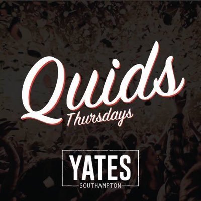 Quids - Every Thursday at Yates Southampton