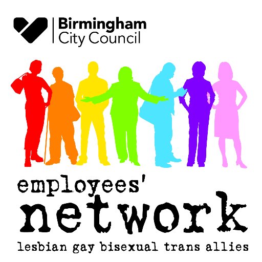 Birmingham City Council (UK) Lesbian, Gay, Bisexual, Trans and Allies Network. Chasing rainbows all over Birmingham!