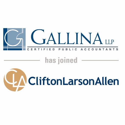 As of January 1, 2017, GALLINA LLP has joined CliftonLarsonAllen Please visit us at: https://t.co/tVPRq3UFfr
