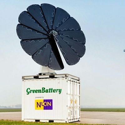 GreenBattery stores sustainable energy in a large, mobile energy storage system. Now sustainable energy can be used everywhere! Clean, green and silent.