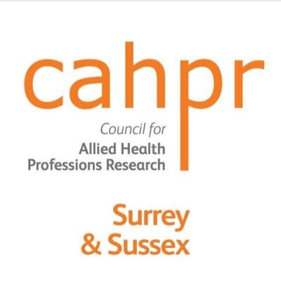 SurrSussexCAHPR's profile picture. Allied Health Professionals across Surrey and Sussex with a range of experience in research from novice through to post-doc. Always looking for new members!