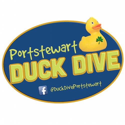 The Duck Dive is an annual event that takes place in Portstewart on 17th March. Volunteers from the community organise the event which raises money for the CRS