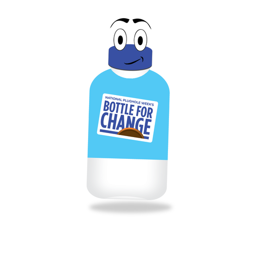 bottleforchange's profile picture. I'm the National Plughole Week 'Bottle for change' you can get a bottle just like me by visiting the website.