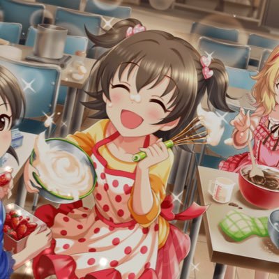プロデューサーで支配人でライバーで審神者。デレステ☞cu▶️杏/co▶️しゅーこ/pa▶️にな/スクフェス☞BIBI＝発狂/ななしす☞サンボンリボン/とーらぶ☞大太刀と短刀が栄養で太郎とさよと乱ちゃんとごこちゃんとあつが燃料。白猫☞てぃな