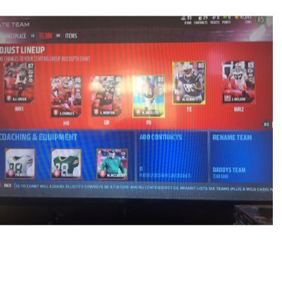 Madden 17 Xbox one. MUT OVL 85. Down for trades or play for players.