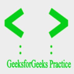 Practice GfG Profile