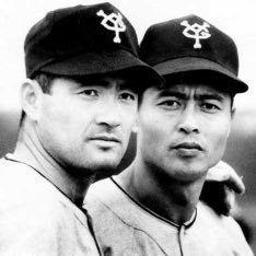 若い頃の長嶋茂雄と王貞治