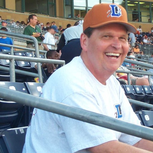 A Durham Bulls baseball fan and a Trump Man