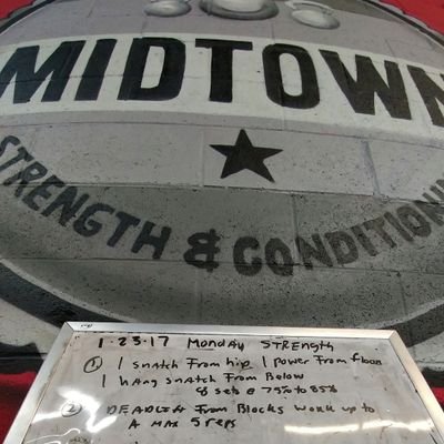 Midtown Strength & Conditioning 
Private group coaching.
Strength is the core concept of all that we do.