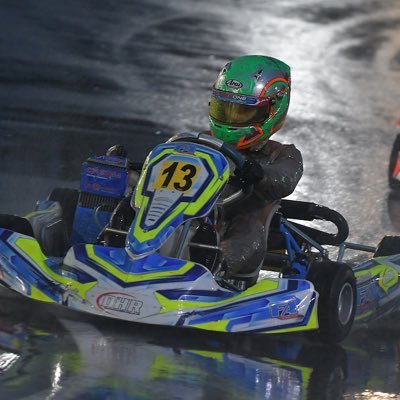 I am a 13 year old go kart driver racing in the Super 1 British Championships. LIVING THE DREAM.
