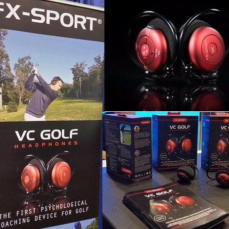 VRX Sports Headphones and the new VC Golf. 8GB Premium MP3 Player built in and many hours of psychological coaching and practice drills from top golf coaches.