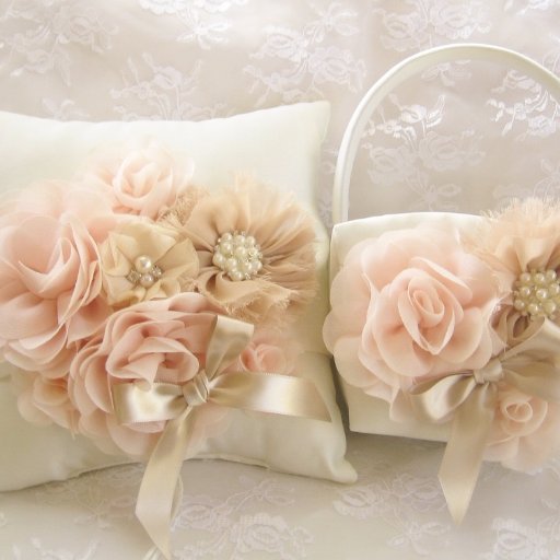 Elaine Rose On Twitter Blush Flower Girl Basket 3d Ring Bearer