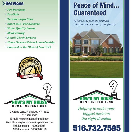 A full service home inspection company serving the Long Island Area.