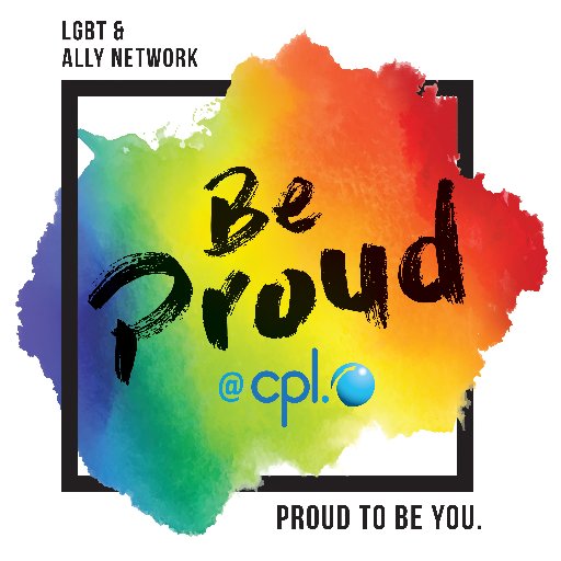 Cpl's LGBT+ and Ally Network. Using our voice to empower people to bring their whole selves to work #BeProudTogether