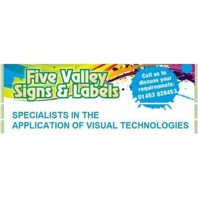 Specialists in the application of visual technologies.
info@fivevalleylabels.co.uk