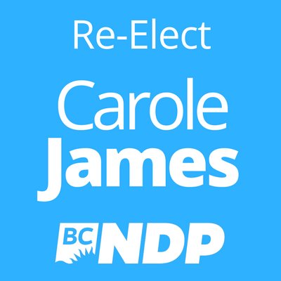 Campaign to Re-Elect Carole James as MLA for Victoria - Beacon Hill.