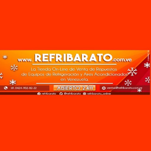 La Tienda OnLine de Repuestos de Refrigeracion y Aires Acondicionados de Venezuela.