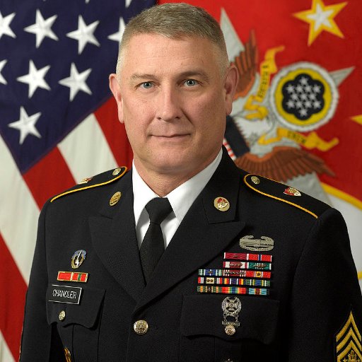I'm Raymond F. Chandler the Sergeant Major of the Army,living in Whittier, California, U.S.
