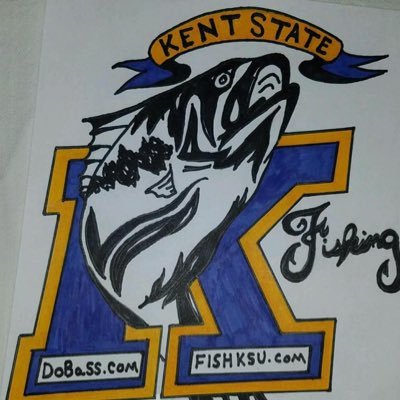 Kent State University Bass Fishing Team! Contact Agabri10@kent.edu or DM us for more information. Give @Dobass a follow for local tournament info! #fishksu